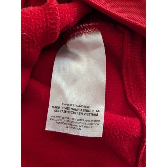 Nike Mens Red And Black Football Hoodie Pullover Sweatshirt Size Small - Picture 7 of 9